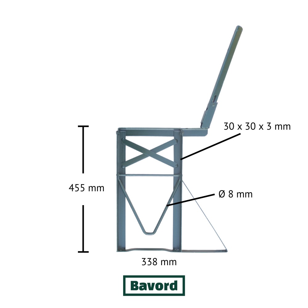 Bankgestell mit Lehne